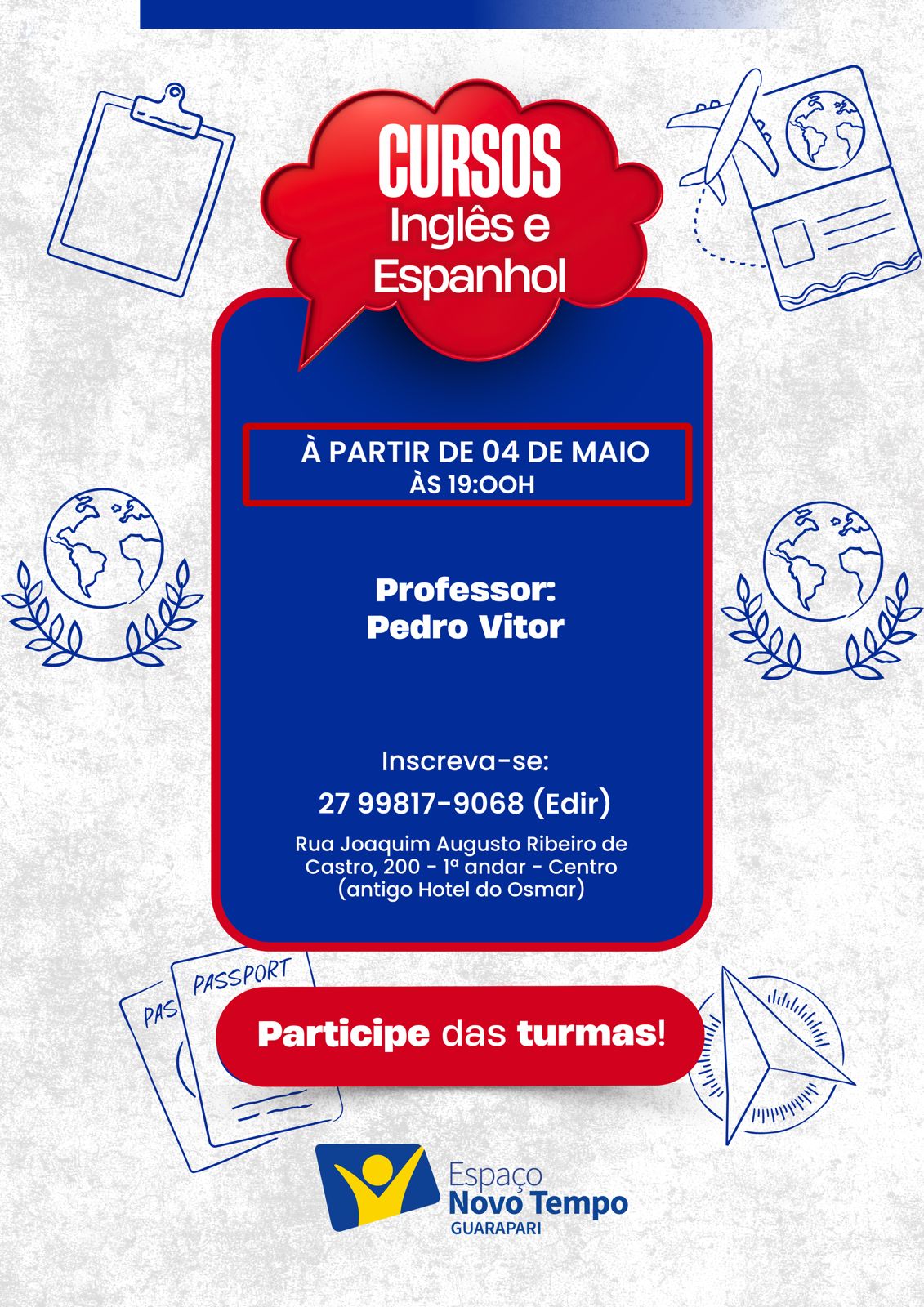 Inglês e Espanhol